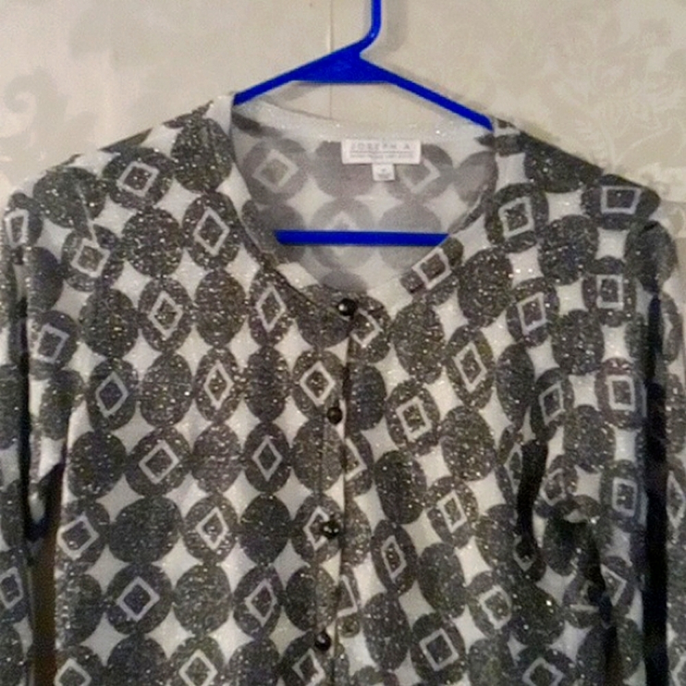 Joseph A. Sparkly Cardigan M